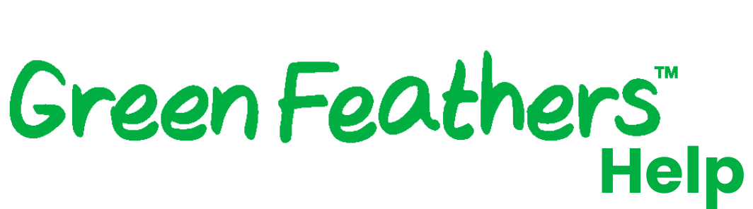 Green Feathers logo